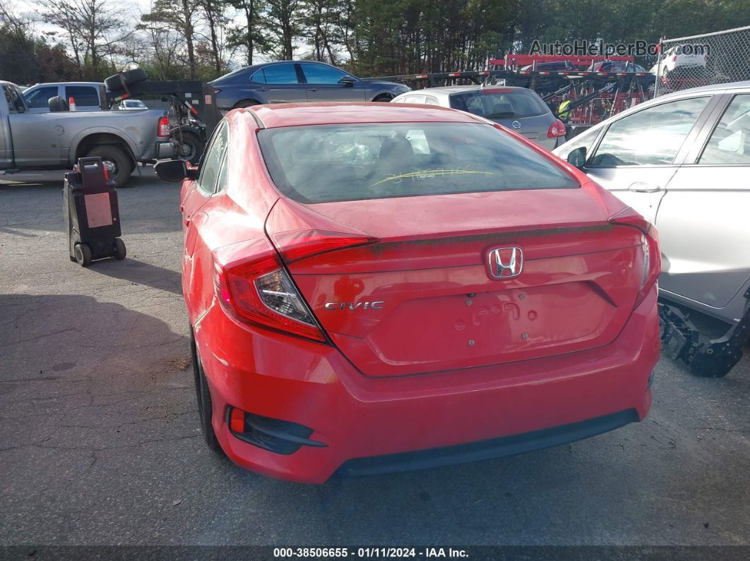 2017 Honda Civic Lx Red vin: 2HGFC2F55HH551176