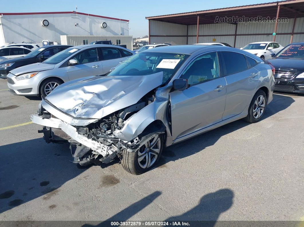 2017 Honda Civic Lx Gray vin: 2HGFC2F55HH561240