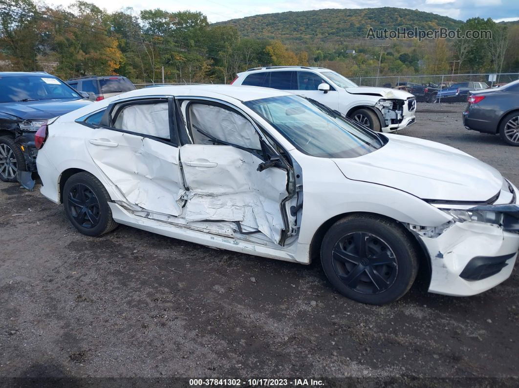 2017 Honda Civic Lx White vin: 2HGFC2F55HH571556