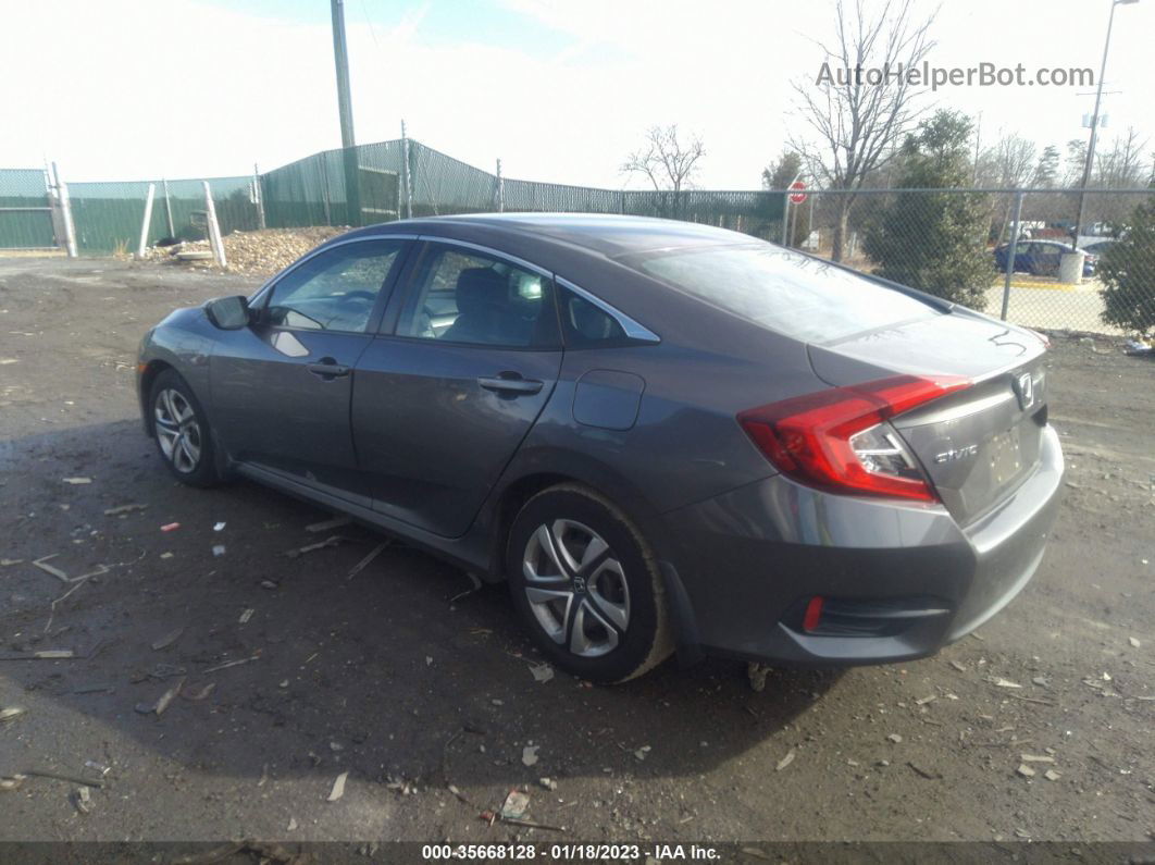 2016 Honda Civic Sedan Lx Gray vin: 2HGFC2F56GH517228