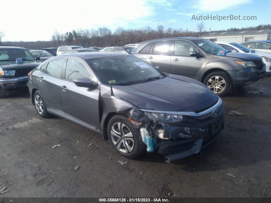 2016 Honda Civic Sedan Lx Gray vin: 2HGFC2F56GH517228