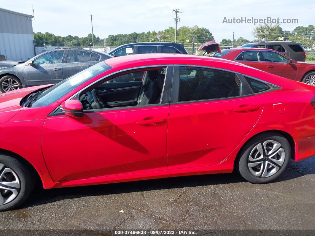 2016 Honda Civic Sedan Lx Red vin: 2HGFC2F56GH525555