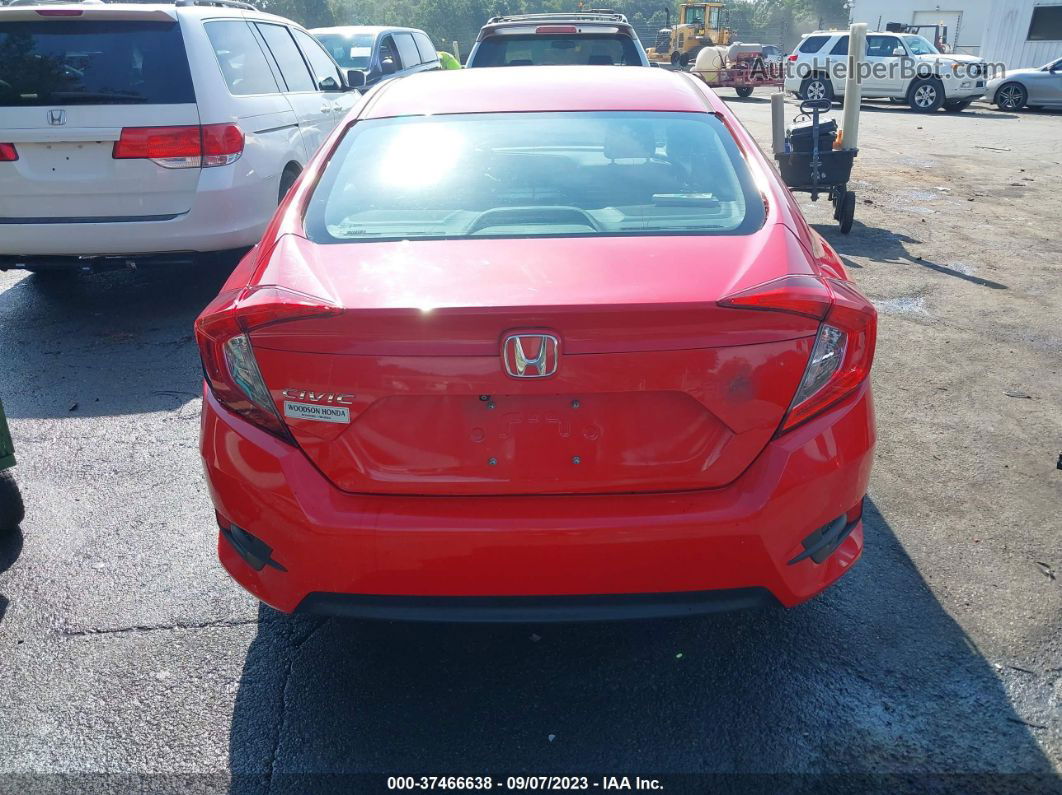 2016 Honda Civic Sedan Lx Red vin: 2HGFC2F56GH525555