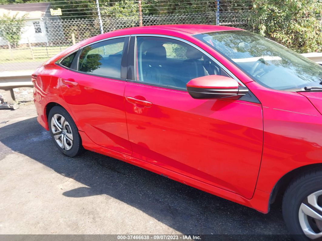 2016 Honda Civic Sedan Lx Red vin: 2HGFC2F56GH525555