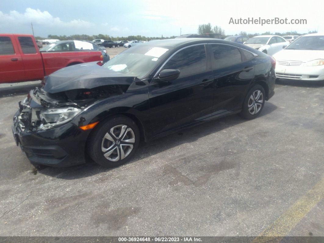 2017 Honda Civic Lx Black vin: 2HGFC2F56HH574448