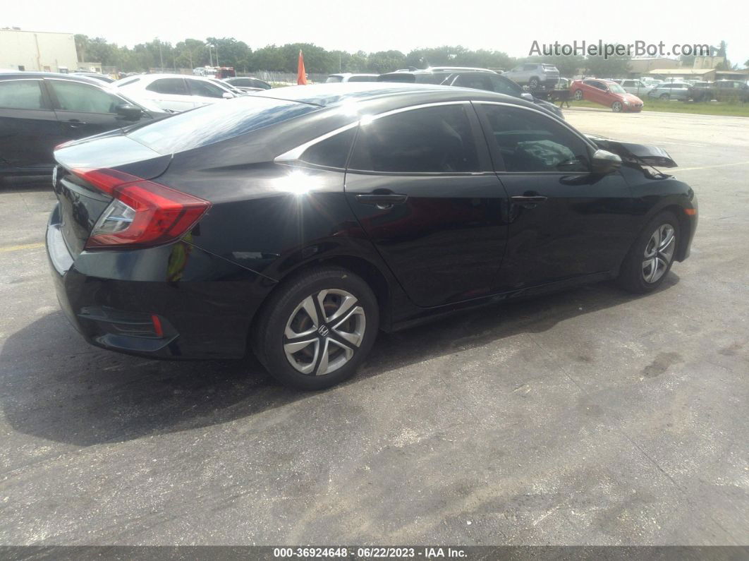 2017 Honda Civic Lx Black vin: 2HGFC2F56HH574448