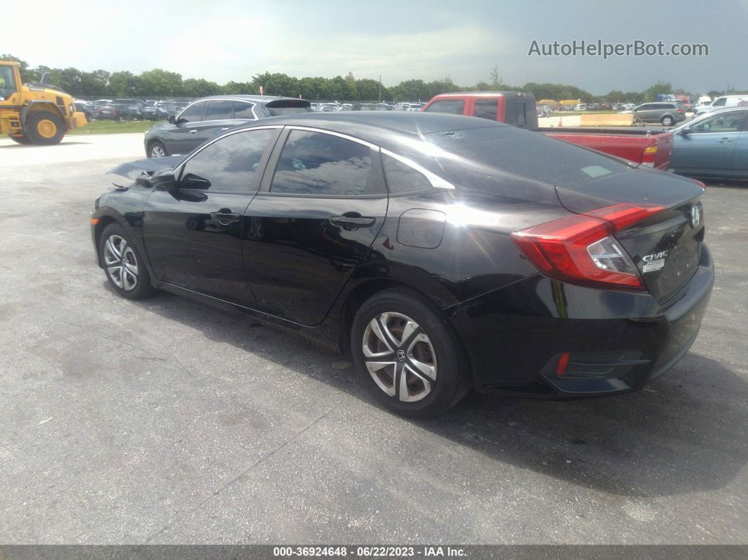 2017 Honda Civic Lx Black vin: 2HGFC2F56HH574448