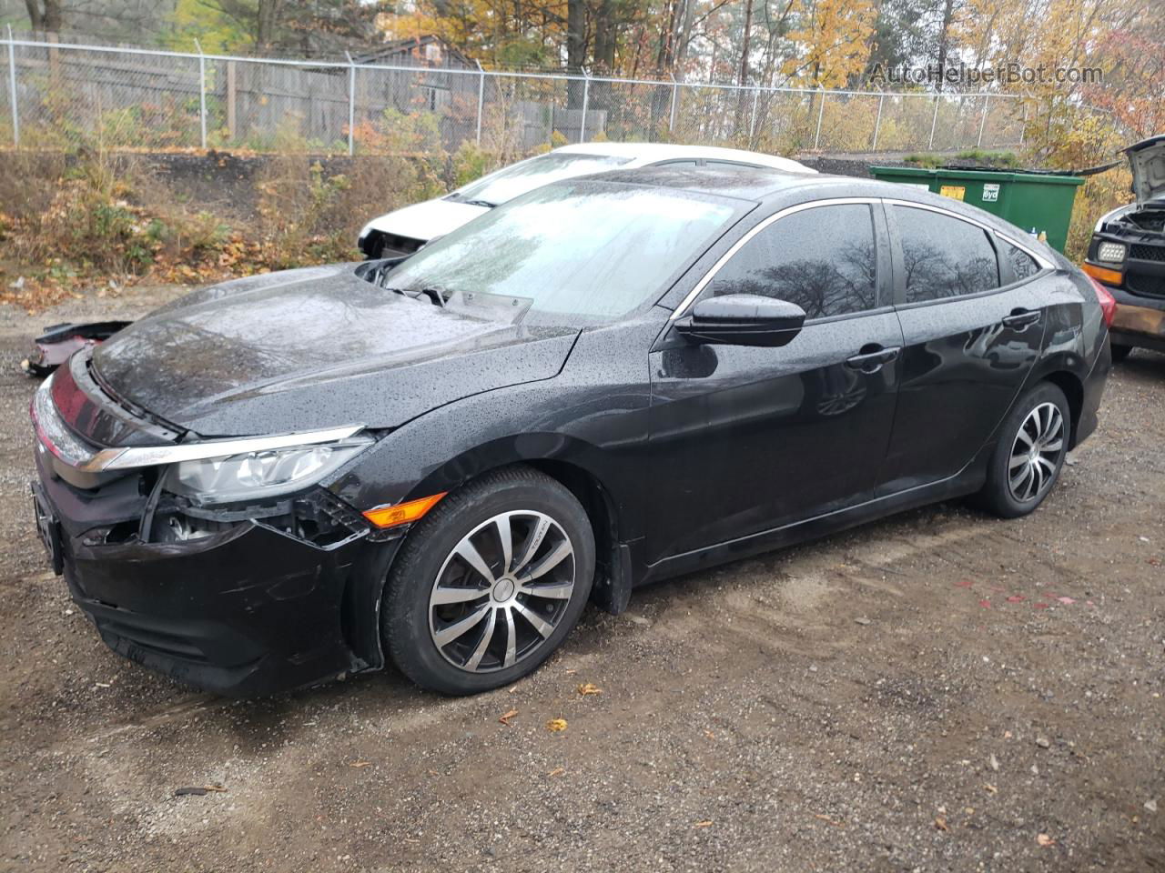 2016 Honda Civic Lx Черный vin: 2HGFC2F57GH009463