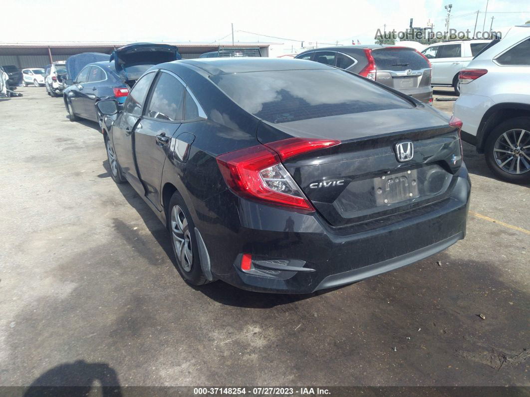 2016 Honda Civic Sedan Lx Черный vin: 2HGFC2F57GH504472