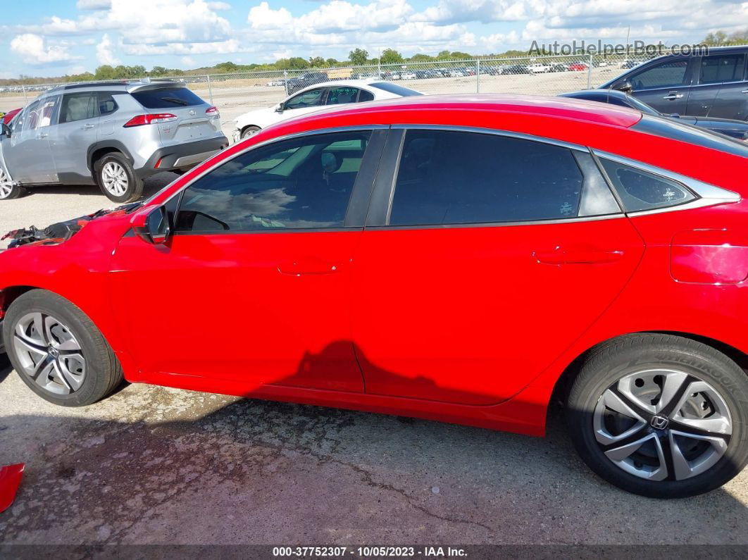 2016 Honda Civic Lx Red vin: 2HGFC2F57GH549508