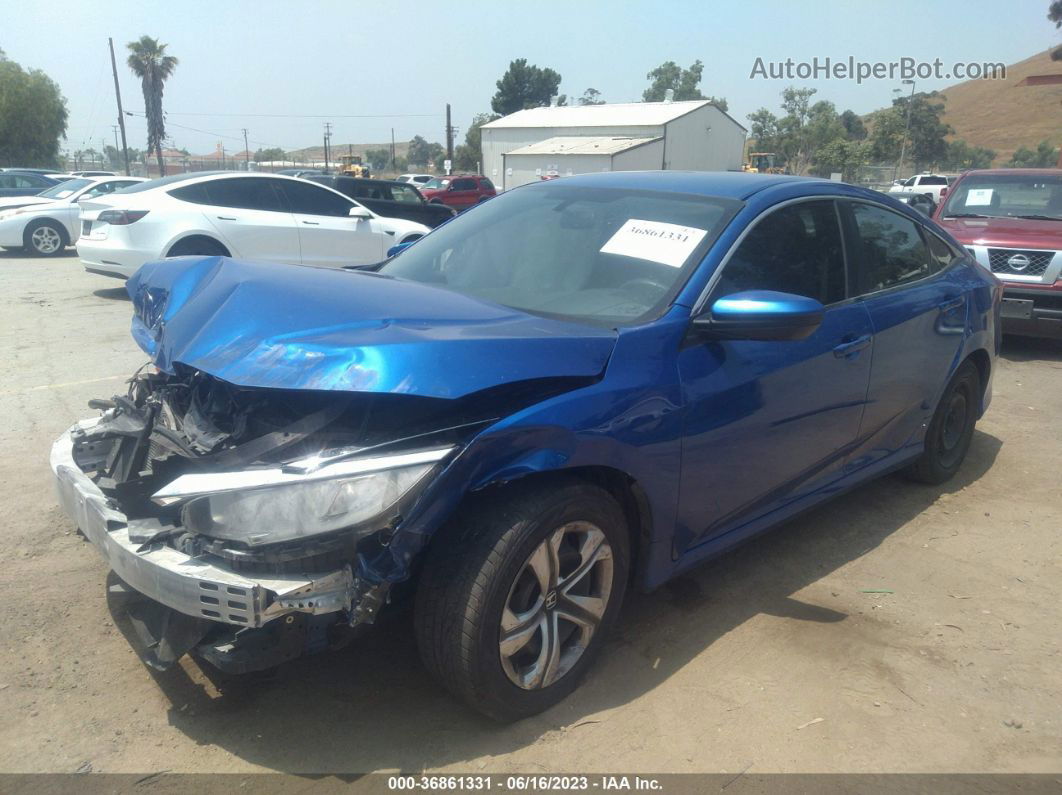 2017 Honda Civic Sedan Lx Blue vin: 2HGFC2F57HH513223