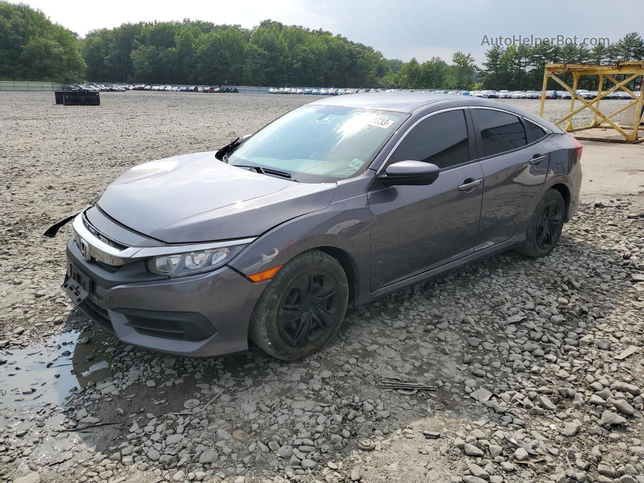 2017 Honda Civic Lx Угольный vin: 2HGFC2F57HH514050