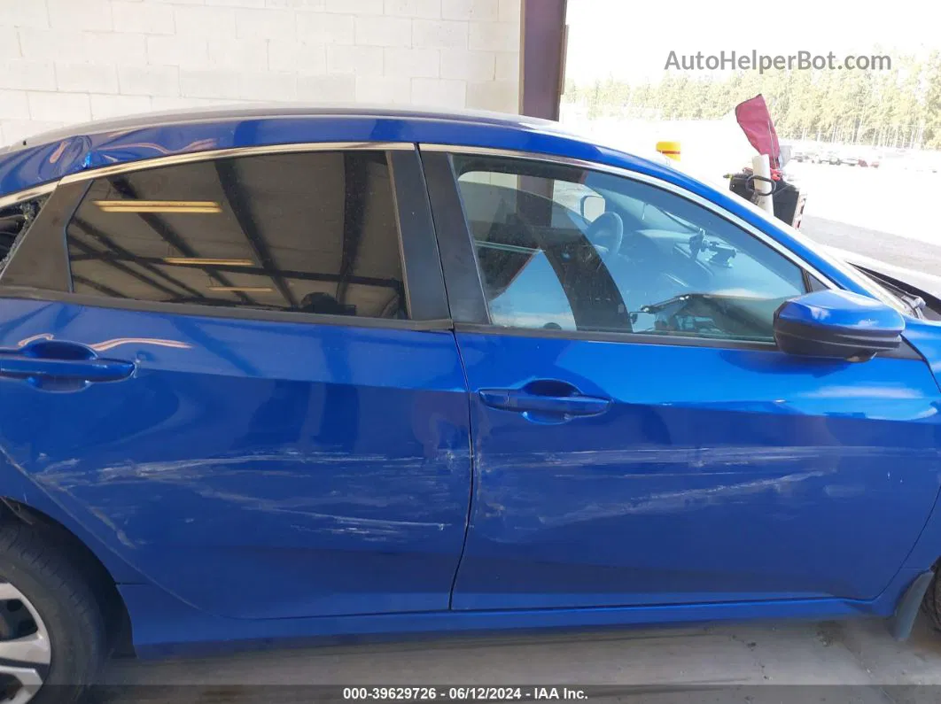 2017 Honda Civic Lx Blue vin: 2HGFC2F57HH539420