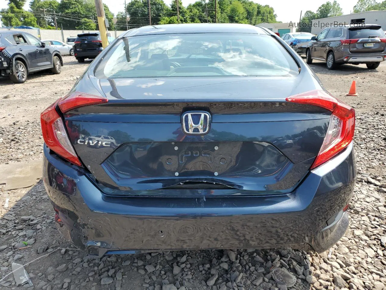 2017 Honda Civic Lx Угольный vin: 2HGFC2F57HH552751