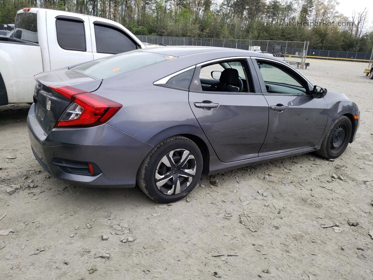 2017 Honda Civic Lx Серый vin: 2HGFC2F57HH565841