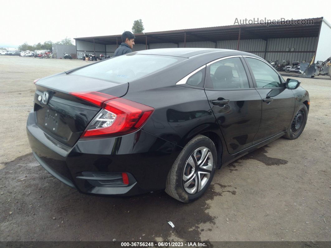 2016 Honda Civic Lx Black vin: 2HGFC2F58GH569105