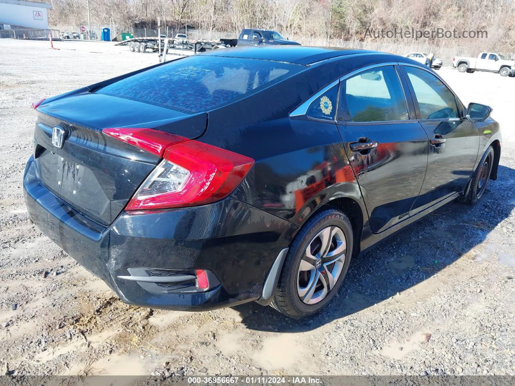 2017 Honda Civic Lx Black vin: 2HGFC2F58HH566917