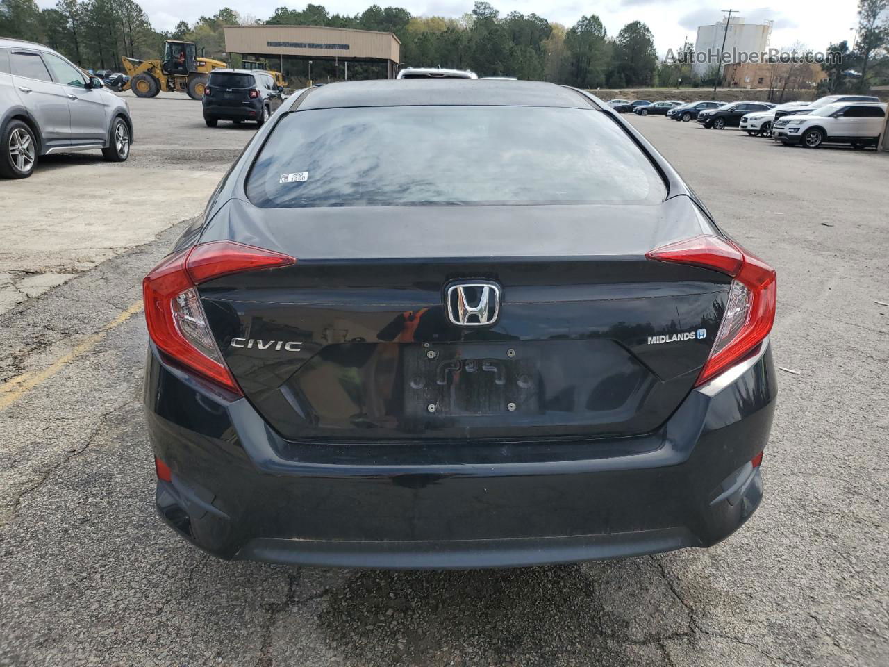 2017 Honda Civic Lx Черный vin: 2HGFC2F59HH500487