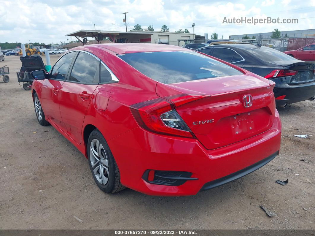 2017 Honda Civic Sedan Lx Red vin: 2HGFC2F59HH532422