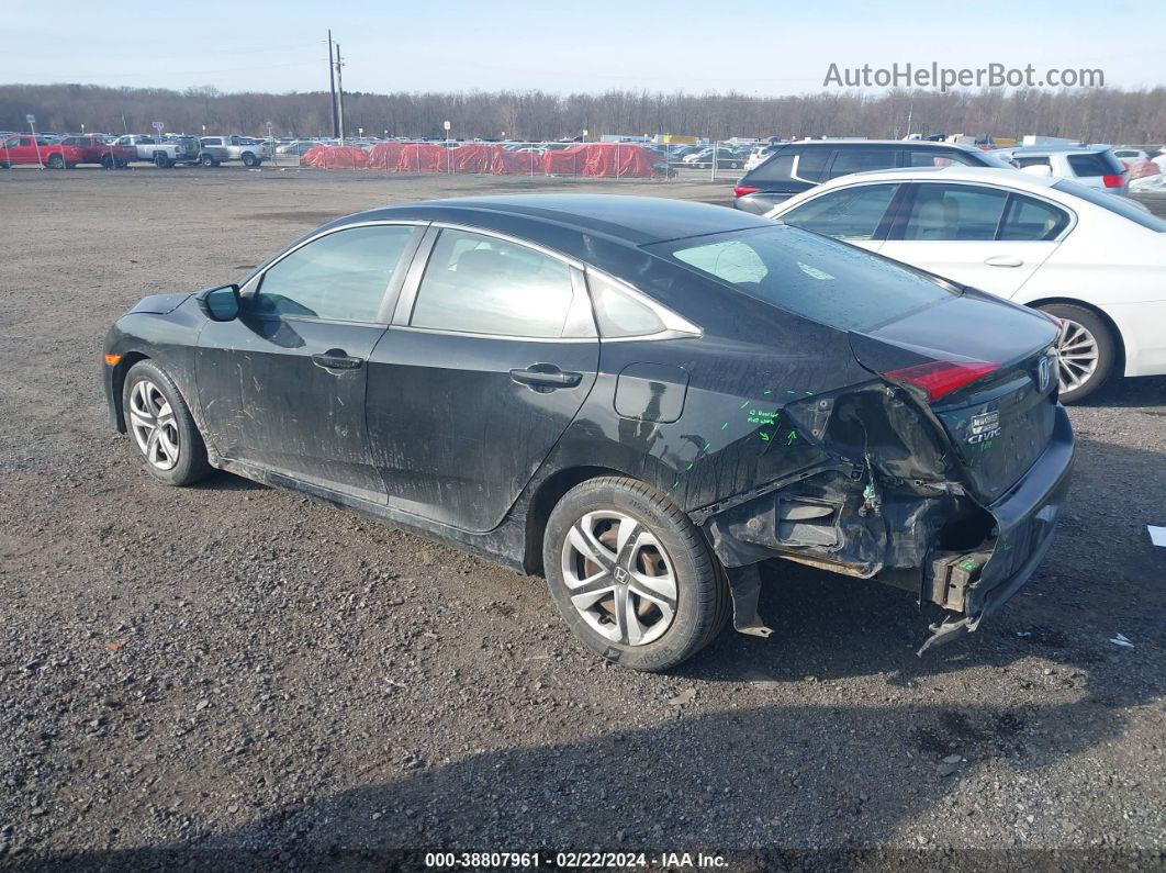 2017 Honda Civic Lx Black vin: 2HGFC2F59HH543565