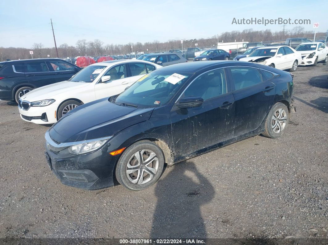 2017 Honda Civic Lx Black vin: 2HGFC2F59HH543565