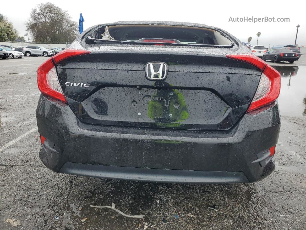 2017 Honda Civic Lx Black vin: 2HGFC2F59HH563296