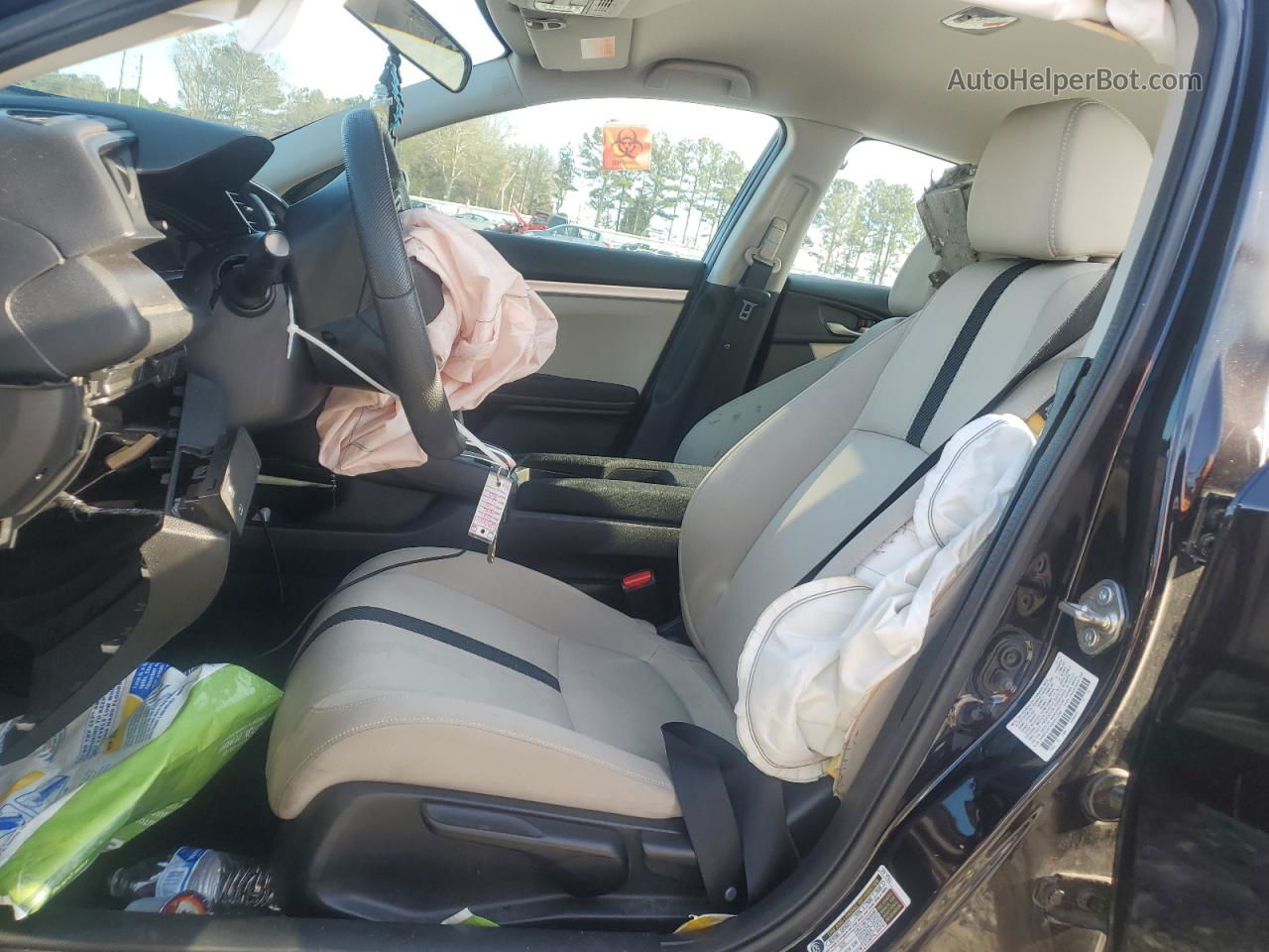 2016 Honda Civic Lx Синий vin: 2HGFC2F5XGH515501