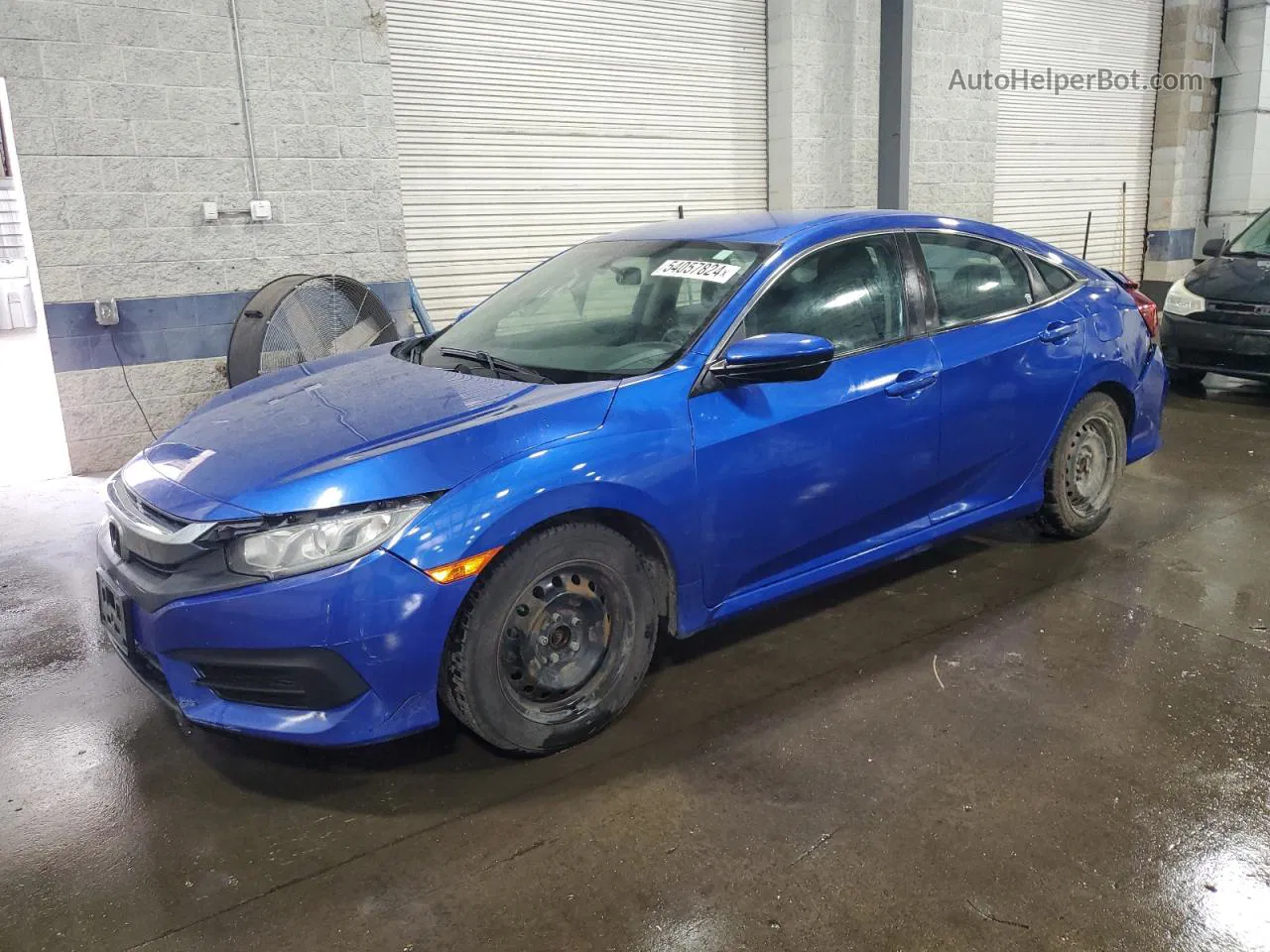 2016 Honda Civic Lx Blue vin: 2HGFC2F5XGH564357