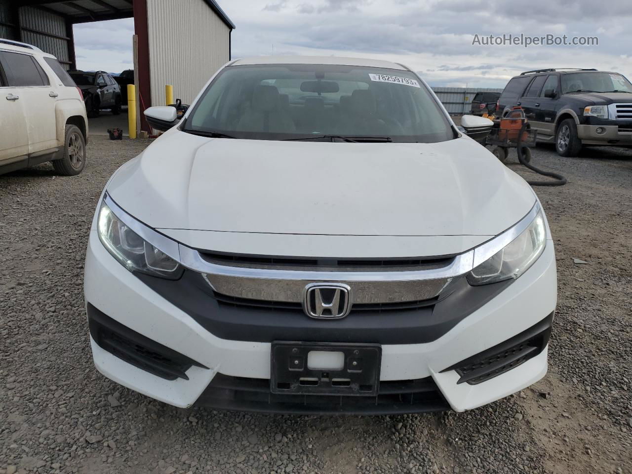 2016 Honda Civic Lx Белый vin: 2HGFC2F5XGH576797