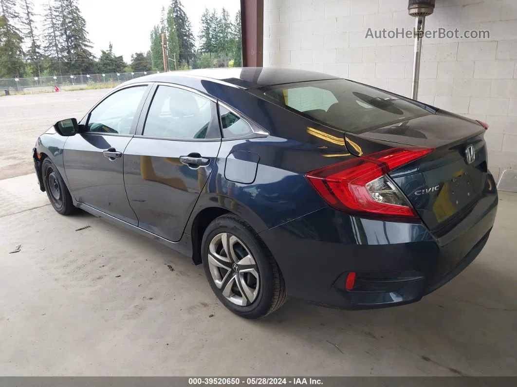 2017 Honda Civic Lx Dark Blue vin: 2HGFC2F5XHH552792