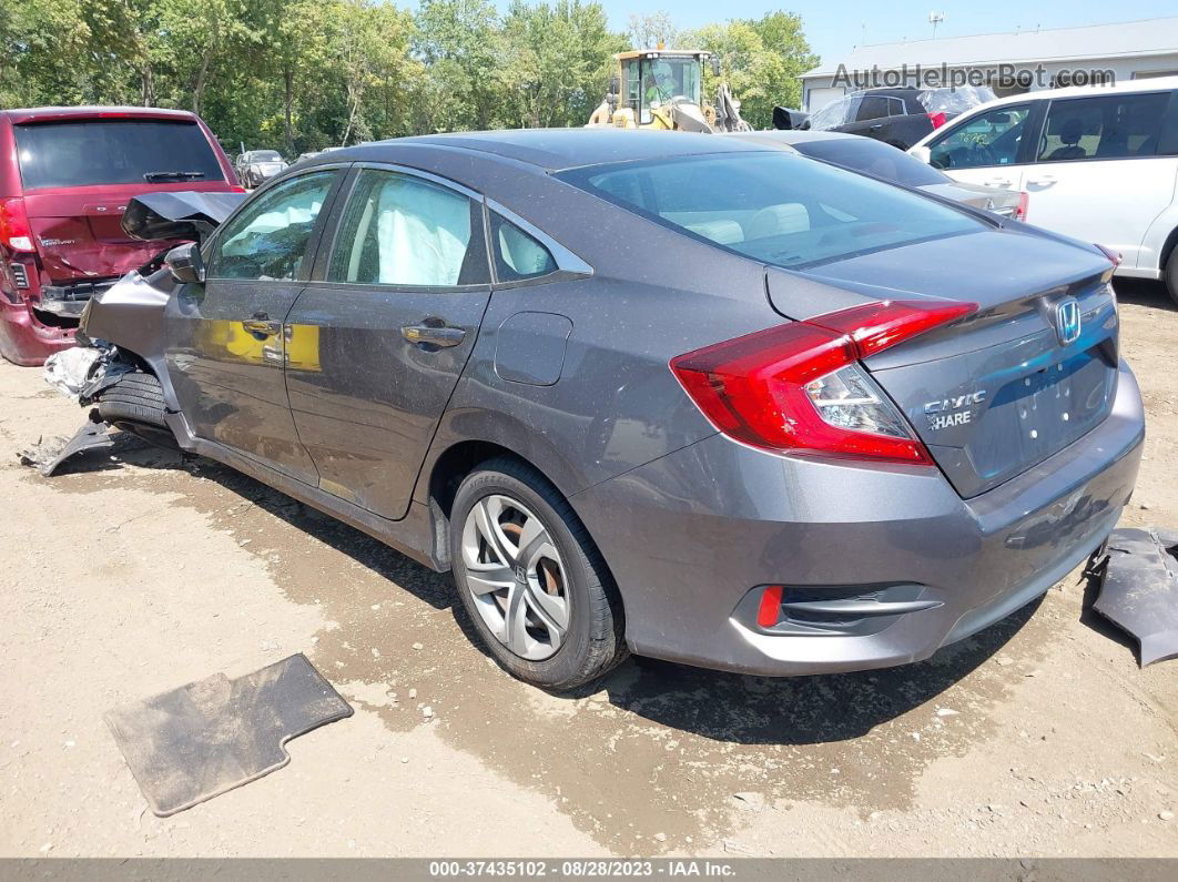 2017 Honda Civic Lx Gray vin: 2HGFC2F5XHH556177