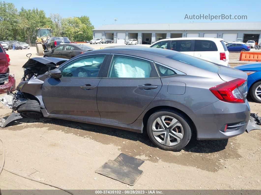 2017 Honda Civic Lx Gray vin: 2HGFC2F5XHH556177