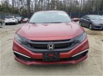 2019 Honda Civic Lx Burgundy vin: 2HGFC2F60KH527383