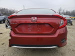 2019 Honda Civic Lx Burgundy vin: 2HGFC2F60KH527383