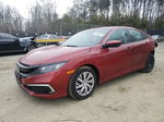 2019 Honda Civic Lx Burgundy vin: 2HGFC2F60KH527383