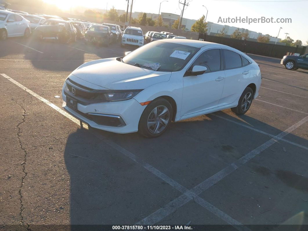 2019 Honda Civic Sedan Lx White vin: 2HGFC2F60KH566376