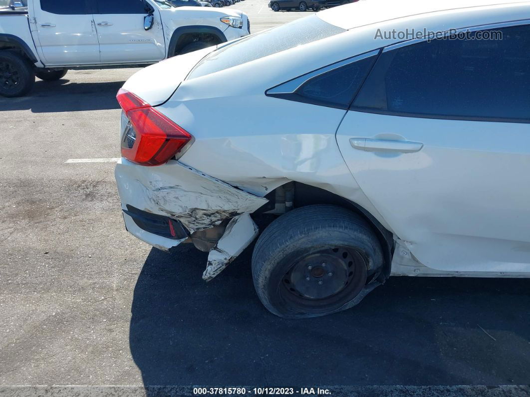 2019 Honda Civic Sedan Lx White vin: 2HGFC2F60KH566376