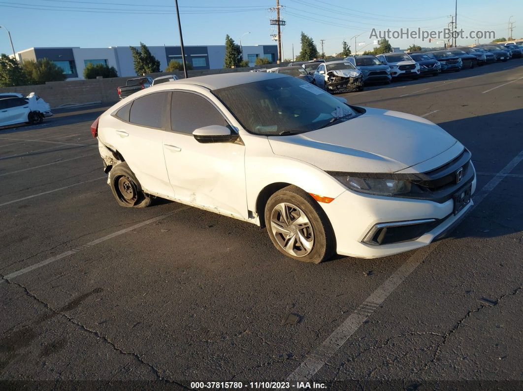 2019 Honda Civic Sedan Lx White vin: 2HGFC2F60KH566376