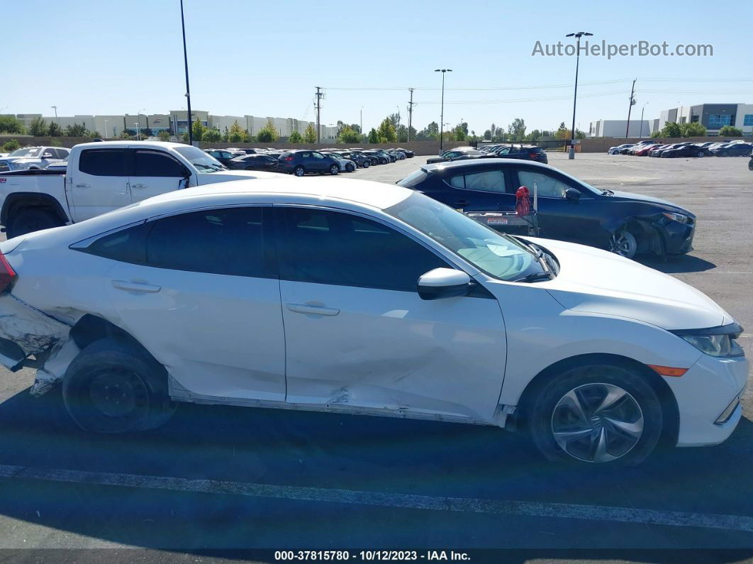 2019 Honda Civic Sedan Lx White vin: 2HGFC2F60KH566376