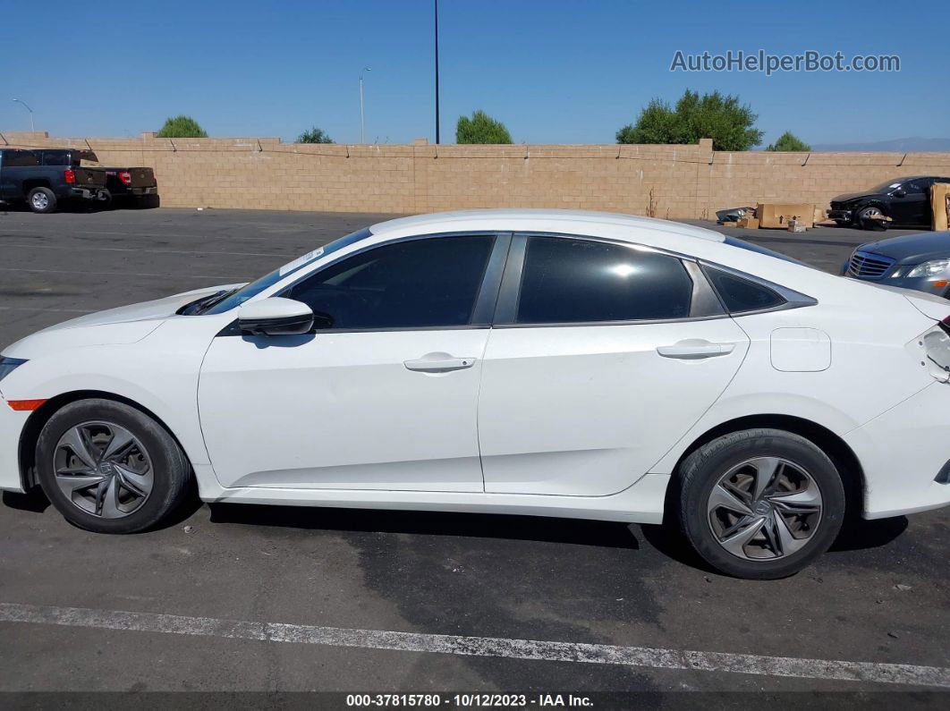 2019 Honda Civic Sedan Lx White vin: 2HGFC2F60KH566376