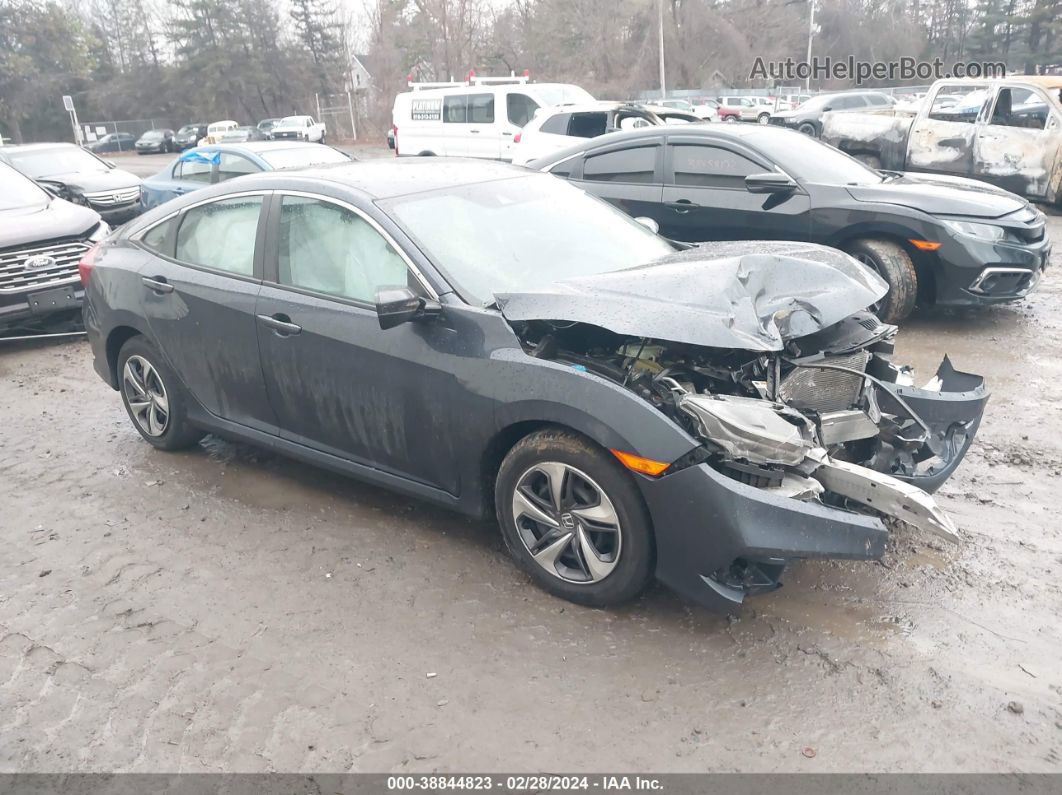 2020 Honda Civic Lx Gray vin: 2HGFC2F60LH570042