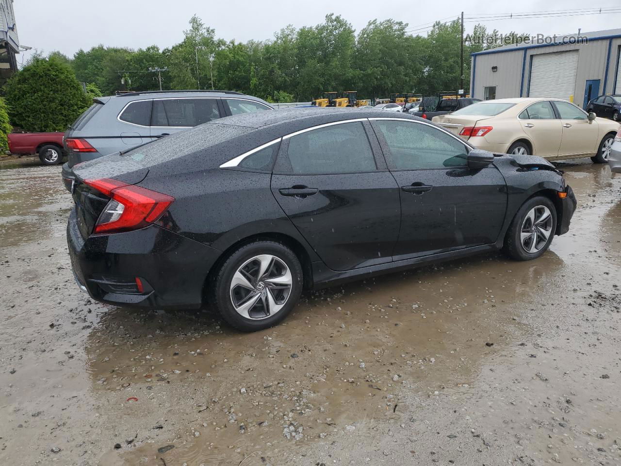 2020 Honda Civic Lx Black vin: 2HGFC2F60LH574866