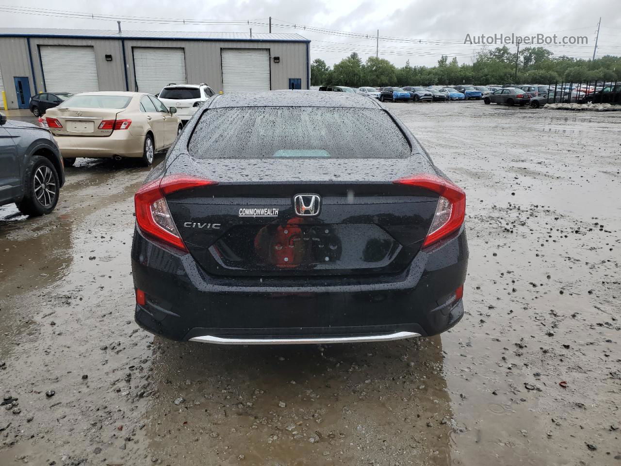 2020 Honda Civic Lx Black vin: 2HGFC2F60LH574866