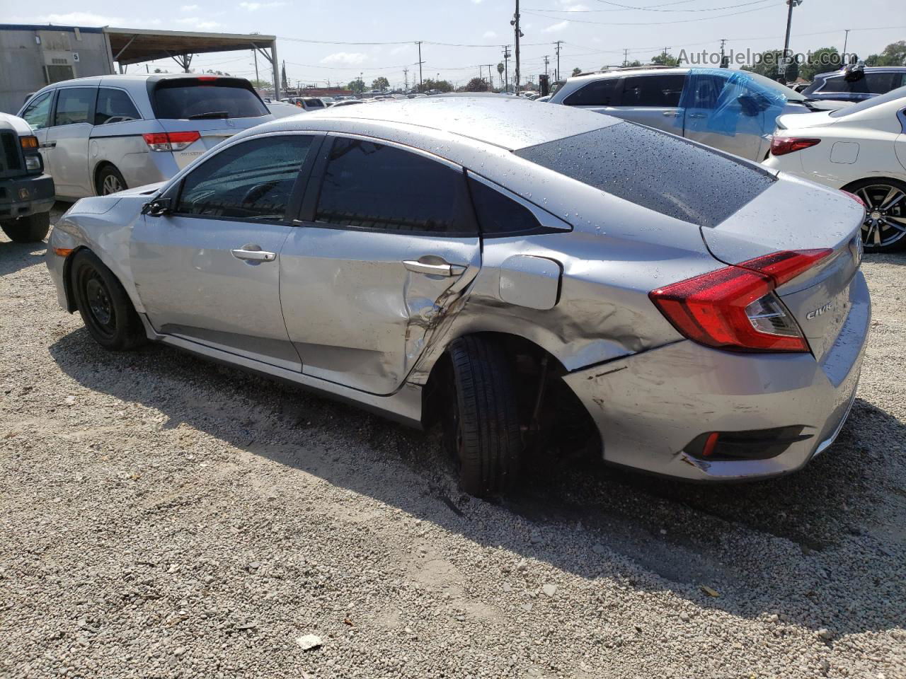 2020 Honda Civic Lx Silver vin: 2HGFC2F60LH581400