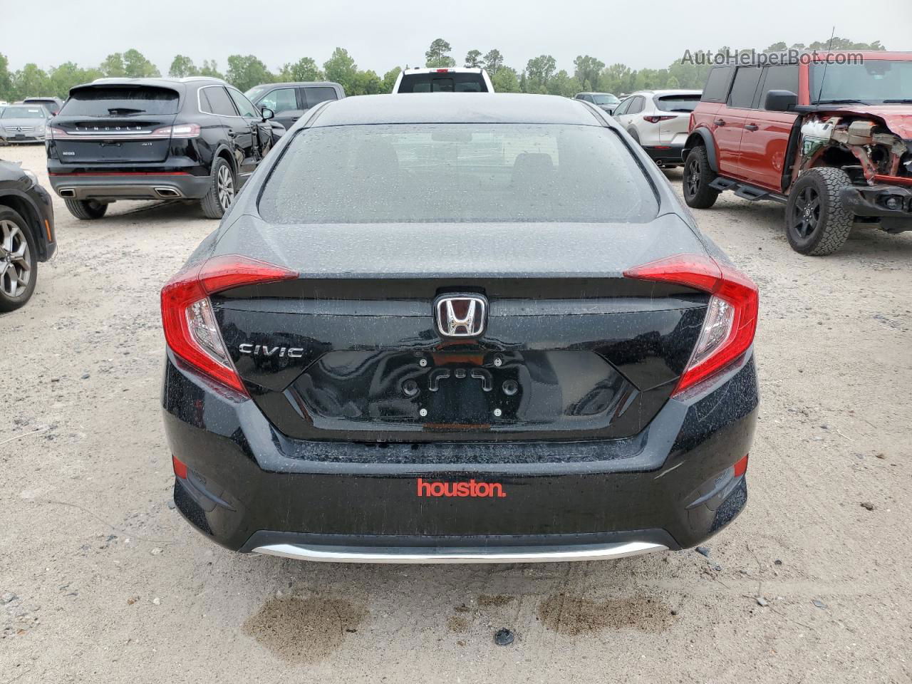 2020 Honda Civic Lx Черный vin: 2HGFC2F60LH601550