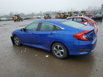 2019 Honda Civic Lx Blue vin: 2HGFC2F61KH511502