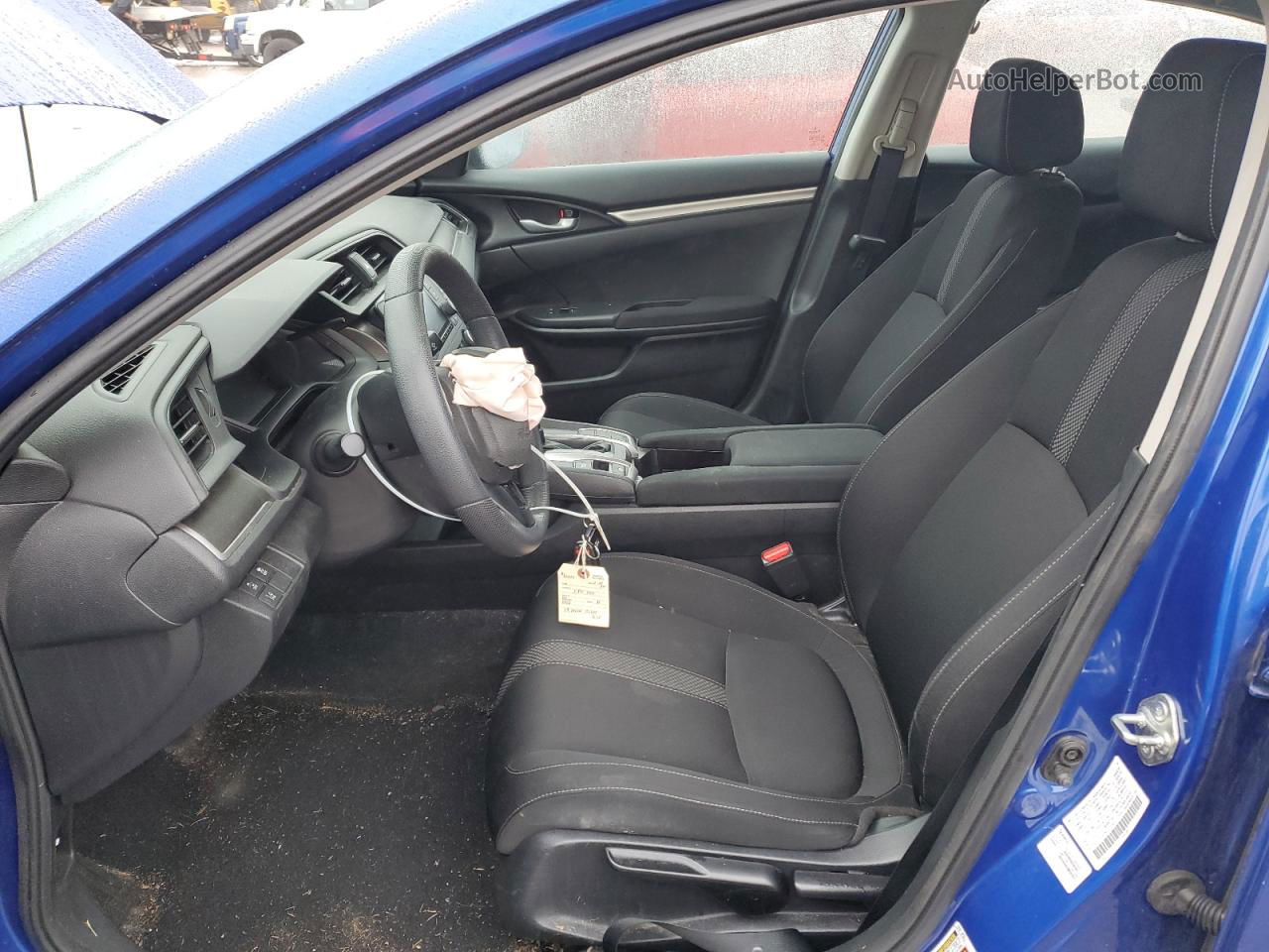 2019 Honda Civic Lx Blue vin: 2HGFC2F61KH511502