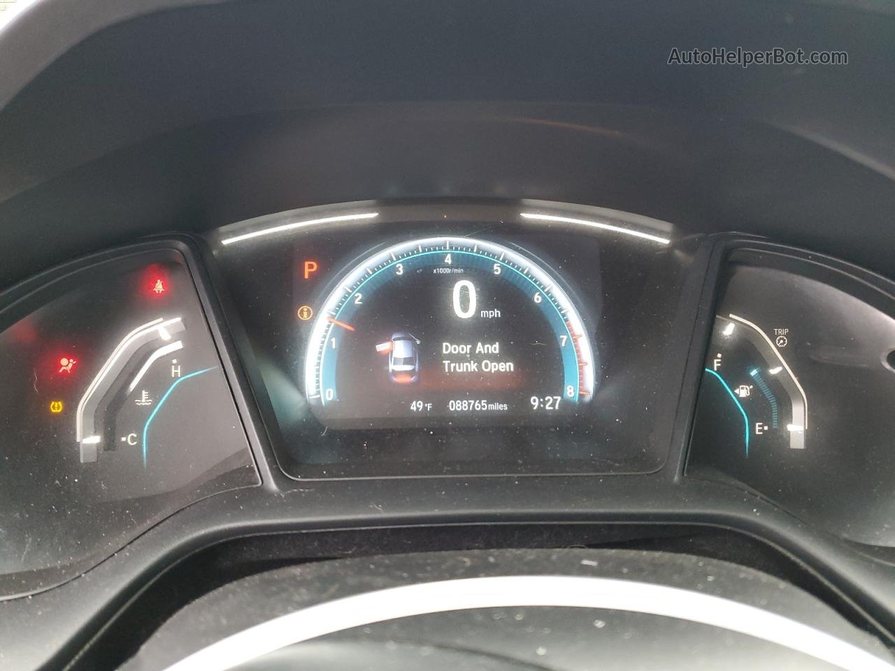 2019 Honda Civic Lx Blue vin: 2HGFC2F61KH511502