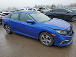 2019 Honda Civic Lx Blue vin: 2HGFC2F61KH511502