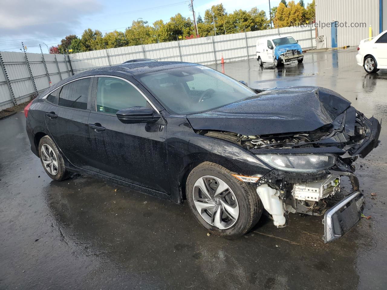 2019 Honda Civic Lx Black vin: 2HGFC2F61KH523133